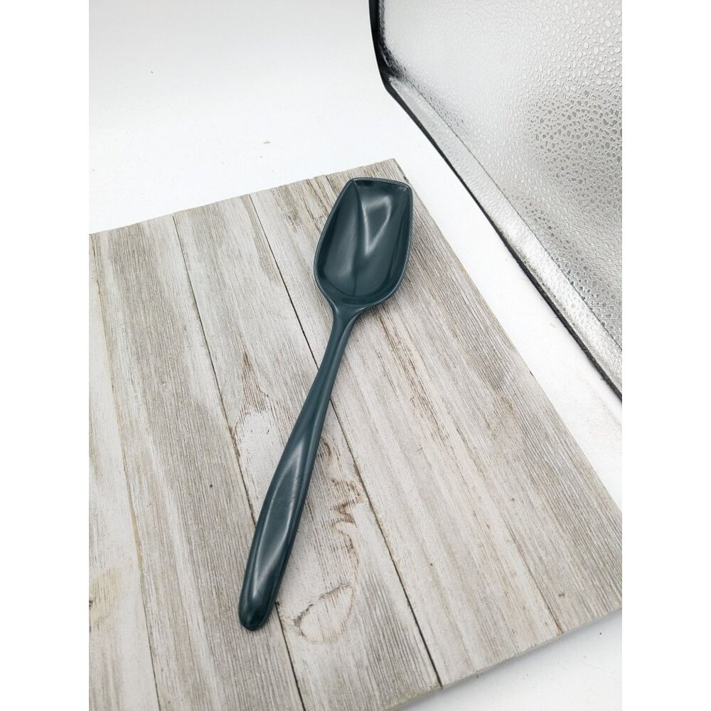 Rosti Spoon Solid Melamine Dark Green 9 3/4"